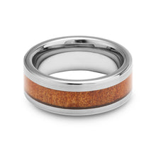 Load image into Gallery viewer, Ancient Kauri Classic Tungsten Ring - Brushed - Komo Kauri - Woodsman Jewelry