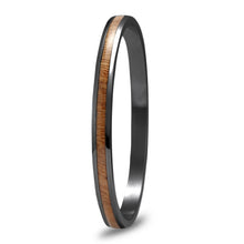 Load image into Gallery viewer, Gum Burl Bangle - Gunmetal - Tyalla - Woodsman Jewelry
