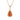 Gum Burl Drop Necklace - Rose Gold - Tyalla - Woodsman Jewelry