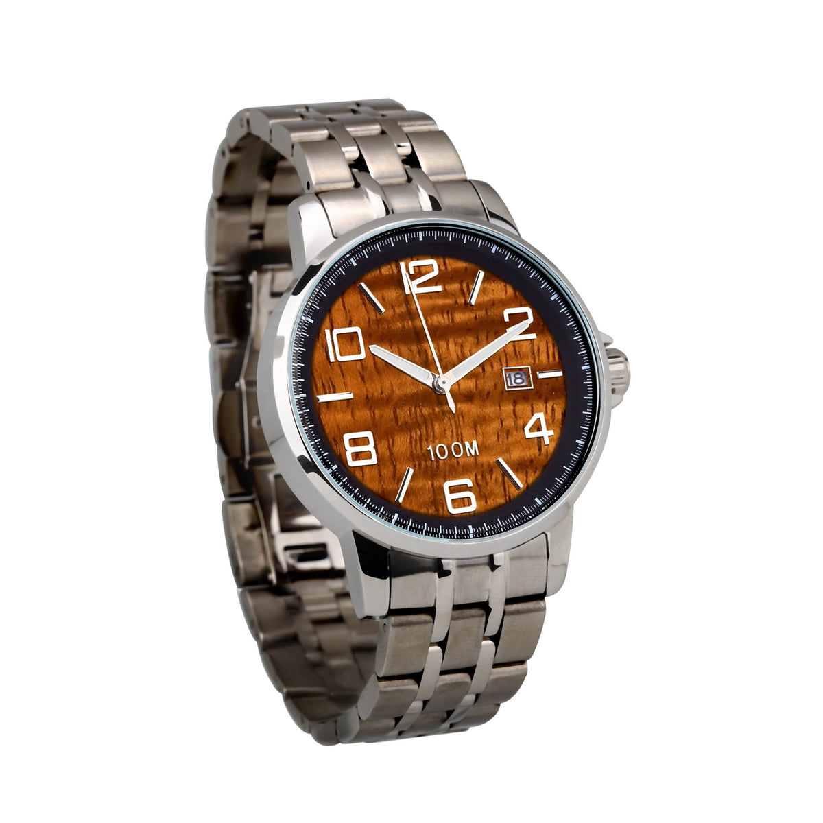 Men's Hawaiian Koa Wood Watch by Komo Koa Jewelry Woodsman