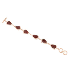 Load image into Gallery viewer, Jarrah Drop Bracelet - Rose Gold - Tyalla - Woodsman Jewelry