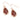 Jarrah Drop Earrings - Rose Gold - Tyalla - Woodsman Jewelry