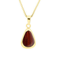 Load image into Gallery viewer, Jarrah Drop Necklace - Yellow Gold - Tyalla - Woodsman Jewelry
