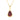 Redwood Drop Necklace - Yellow Gold - Sequoia - Woodsman Jewelry