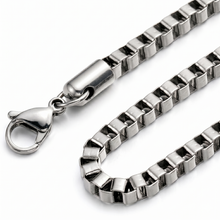Load image into Gallery viewer, 18 Inch Stainless Steel Box Chain
