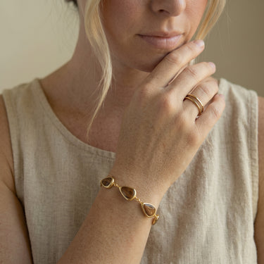 Redwood Drop Bracelet - Rose Gold