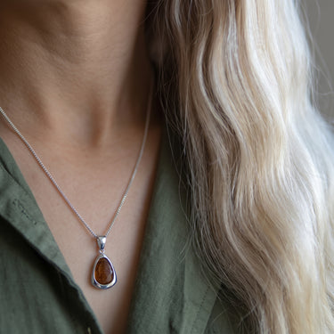 Redwood Drop Necklace