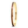 Ancient Kauri Bangle - Yellow Gold - Komo Kauri - Woodsman Jewelry