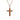Ancient Kauri Cross Necklace - Rose Gold - Komo Kauri - Woodsman Jewelry