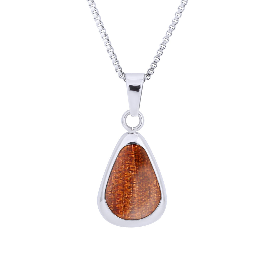 Ancient Kauri Drop Necklace - Komo Kauri - Woodsman Jewelry