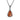 Ancient Kauri Drop Necklace - Gunmetal - Komo Kauri - Woodsman Jewelry
