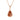 Ancient Kauri Drop Necklace - Rose Gold - Komo Kauri - Woodsman Jewelry