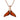 Ancient Kauri Whale Tail Necklace - Rose Gold - Komo Kauri - Woodsman Jewelry