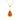 Gum Burl Drop Necklace - Yellow Gold - Tyalla - Woodsman Jewelry