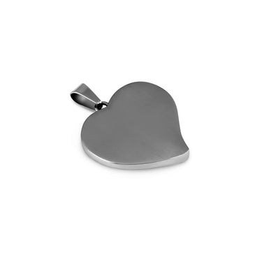 Gum Burl Heart Necklace - Gunmetal - Tyalla - Woodsman Jewelry