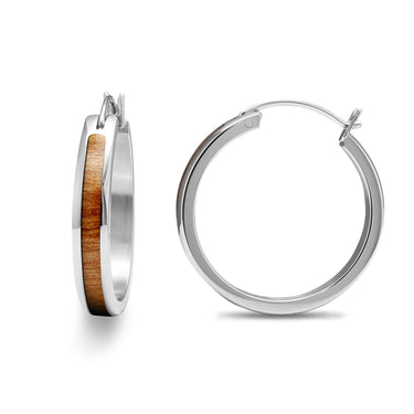 Gum Burl Hoop Earrings - Tyalla - Woodsman Jewelry