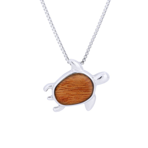 Gum Burl Turtle Necklace - Tyalla - Woodsman Jewelry