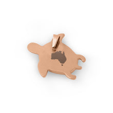 Load image into Gallery viewer, Gum Burl Turtle Necklace - Rose Gold - Tyalla - Woodsman Jewelry
