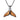 Gum Burl Whale Tail Necklace - Gunmetal - Tyalla - Woodsman Jewelry
