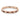 Hawaiian Koa Wood Men's Link Bracelet - Rose Gold - Komo Koa - Woodsman Jewelry