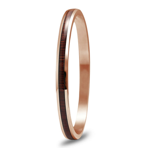 Jarrah Bangle - Rose Gold - Tyalla - Woodsman Jewelry