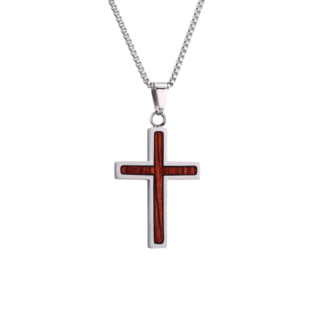 Jarrah Cross Necklace - Tyalla - Woodsman Jewelry