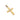 Jarrah Cross Necklace - Yellow Gold - Tyalla - Woodsman Jewelry
