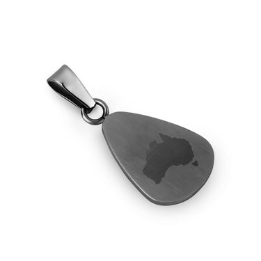 Jarrah Drop Necklace - Gunmetal - Tyalla - Woodsman Jewelry
