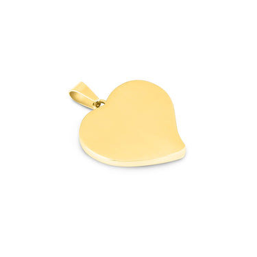 Jarrah Heart Necklace - Yellow Gold - Tyalla - Woodsman Jewelry