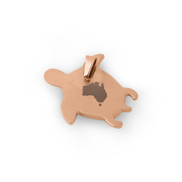 Jarrah Turtle Necklace - Rose Gold - Tyalla - Woodsman Jewelry