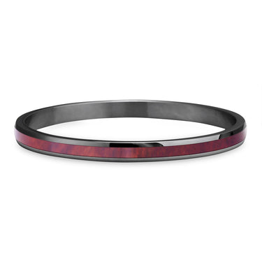 Redwood Bangle - Gunmetal - Sequoia - Woodsman Jewelry