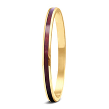 Load image into Gallery viewer, Redwood Bangle - Yellow Gold - Sequoia - Woodsman Jewelry
