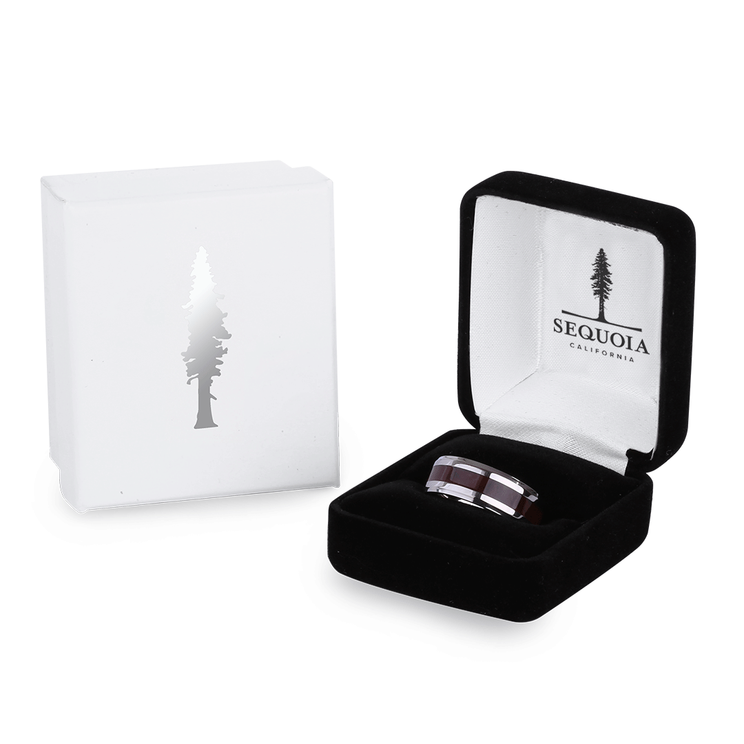 Redwood Classic Tungsten Ring - Gunmetal – Woodsman