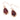 Redwood Drop Earrings - Rose Gold - Sequoia - Woodsman Jewelry