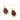 Redwood Drop Earrings - Yellow Gold - Sequoia - Woodsman Jewelry