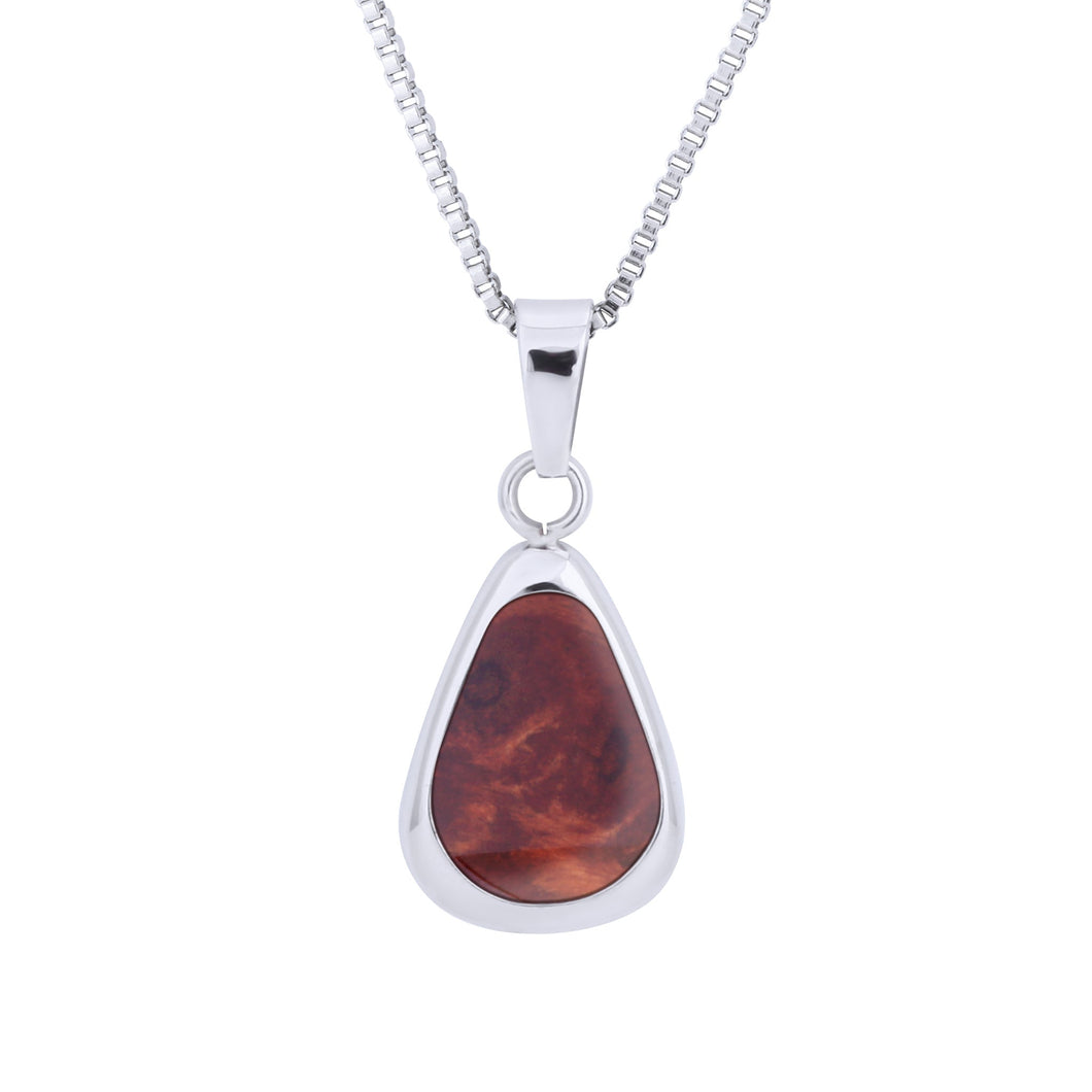 Redwood Drop Necklace - Sequoia - Woodsman Jewelry