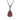 Redwood Drop Necklace - Gunmetal - Sequoia - Woodsman Jewelry