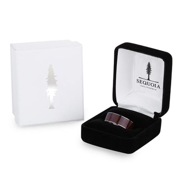 Redwood Wide Titanium Ring - Sequoia - Woodsman Jewelry